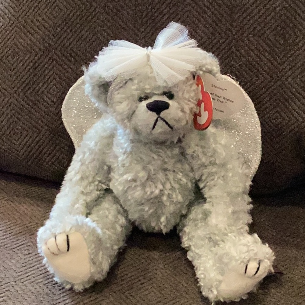 Ty Sterling The Fairy Bear Attic Treasures Collectible 💜 BOGO